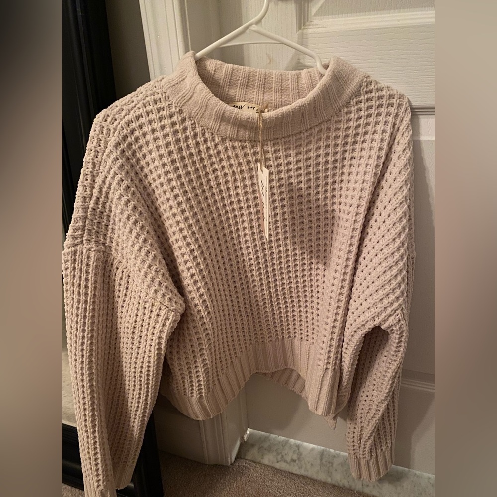 Tan Apricot Lane sweater/ Never Worn/ New with Tags